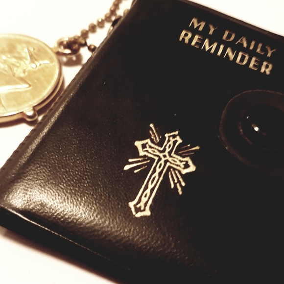 ANTIQUE VINTAGE MINIATURE PRAYER BOOK BIBLE CATHOLIC DEVOTIONS 1929 LEATHER - Picture 4 of 16